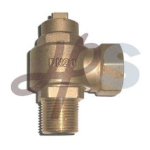 NPT male brass ferrule valve